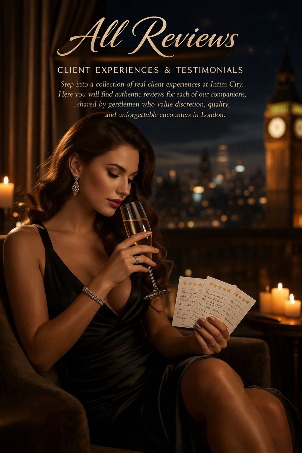 Reviews page at intim City escort agency I London